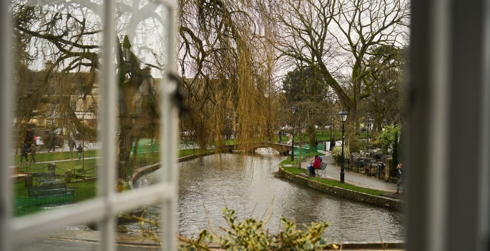 View from Robin Cottage bedroom window